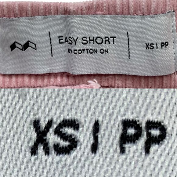 Cotton On Mens Easy Short Corduroy XS Pink Pull On Drawstring Pockets Beach - Picture 3 of 11